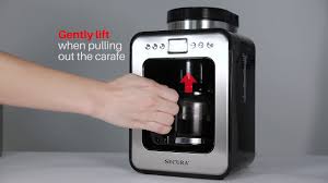 Check spelling or type a new query. Secura Automatic Coffee Maker With Grinder For Use With Whole Beans Or Ground Coffee Cm 6686at Youtube