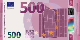 500 Euro Banknote Serie 2 Europa Serie Konzept Bankbiljet Munten Wereld