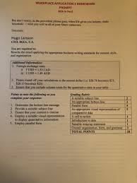 Check spelling or type a new query. Workplace Application 1 Homework Prompt Ikea In Peril Chegg Com