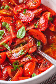 Marinated Cherry Tomato Salad Recipe Best Tomato Salad Recipe Cherry Tomatoes Recipes Salad Cherry Tomato Salad Tomato Salad Recipes