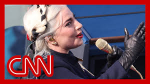 Marine corps captain evan campbell was chosen to be the stupid love singer's escort as she made her. Lady Gaga Sings National Anthem At Joe Biden S Inauguration Youtube
