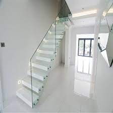 Our fitter puts the finishing touches to this white. Modern Indoor White Floating Staircase With One Side Glass Balustrade China Stainless Steel Floating Staircase White Floating Staircase Made In China Com