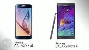 samsung galaxy s6 vs galaxy note 4 specs features