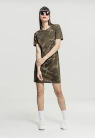One (1) sewing pattern with pictured tutorial to make knit tee dresses sizes 2t through 10. Ladies Camo Tee Dress Tb2221