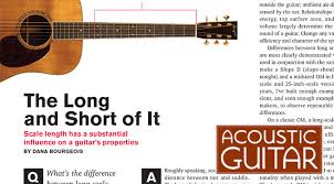 Guitar Guru Scale Length Bourgeois Guitars
