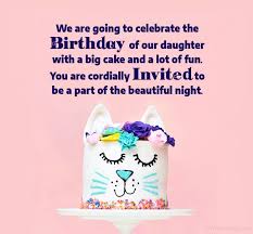 You can also email them. Birthday Invitation Messages And Wording Ideas Wishesmsg