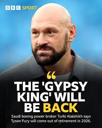 He retired from boxing in January, but Tyson Fury could soon be set to  return 😮