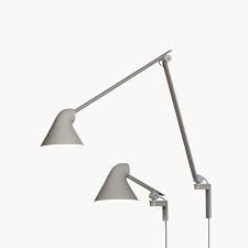 Two joints in the arm allow effortless adjustment and the. Louis Poulsen Njp Wall Lamp Buy Online At Deplain Com