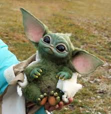Baby Master In 2021 Cute Fantasy Creatures Yoda Art Cute Creatures