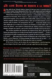 Cual.es el serecto de selina segun el libro : El Secreto De Selena La Reveladora Historia Detras De Su Tragica Muerte Arraras Maria Celeste 9780684831350 Amazon Com Books