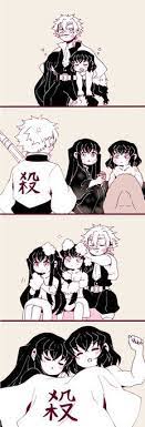 ズンビッパが風柱の継子if設定 遊びたい盛りなズンビッパに手を焼く風柱 漫画 滅 夢 イラスト