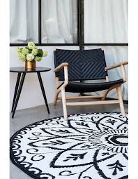 Fab Habitat 180cm Benaras Black And