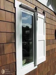 Barn Door Hardware Photo Gallery By Real Sliding Hardware Shutters Exterior Exterior Barn Doors House Shutters