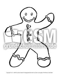 Ausmalbild Lebkuchenmann 3 Lebkuchen Ausmalbilder Weihnachten Feste Und Feiertage Hus Klasse 1 Grundschulmaterial De