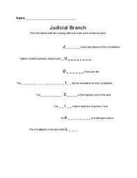 Taking a case through the court system is like an. Judicial Branch Worksheet Teachers Pay Teachers