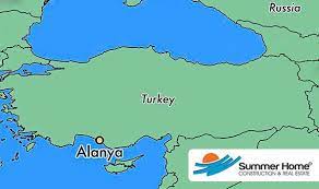 Turkiet ligger i asien och landskoden är tr (koden med tre bokstäver är tur). Alanya Stadskarta Karta Over Den Vackra Semesterorten Alanya Summer Home