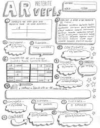 Spanish Preterite Ar Er Ir Verb Worksheets Preterito No Prep Practice