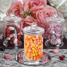 We want to be sure that we provide accurate information in response to your inquiry. Set Of 12 6 Oz Plastic Candy Jars Favor Container With Clear Lid Walmart Com Walmart Com