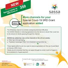 Those with a 'referred' or declined status are welcome to appeal the decision, by following these i registered srd r350 on oct 2020 even today i didn't get it when i checked status approved but they said post office not selected. Olvw7mwse 0kwm