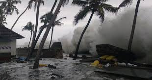Cyclone burevi made landfall near trincomalee in sri lanka yesterday and is expected to emerge over the gulf of mannar today before entering the indian coast. Kerala Coastal Erosion Ravages 700 Homes In Chellanam Village Eight Months After Cyclone Ockhi