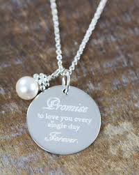 Wedding Gift For The Bride From Groom Personalize Custom Wedding Jewelry Engraved Custom Wedding Jewelry Engraved Pendant Unique Personalized Wedding Gifts