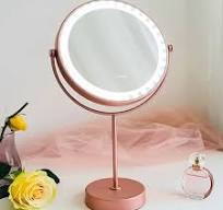 Round Led Lighted Makeup Mirrors | Double Sided - Shein Mirror