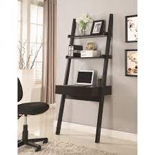 Modern desks keep you focused on projects that matter. Coaster Wall Leaning Writing Ladder Desk Standard Furniture Table Desks Writing Desks