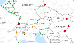 Harta europei rutiera este un planificator rute auto ce ofera recomandari despre destinatii din europa si sfaturi in calatoria cu masina. Mapa Evrope 2020