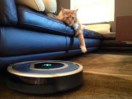 Evde Bir Robotunuz Varsa Kediniz Bile Bunun Keyfini Cikartir Kedidir Kedi Roomba Vacuum Home Appliances Roomba