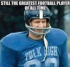 This came against andrew johnson high in the 1966 city championship game, when al's team at polk high had been down by three touchdowns and the coach had made the decision to quit the game. Tom Brady Who The Fact That In 1966 Al Bundy Scored Four Touchdowns In A Single Game While Playing For The Polk High School Panthers In The 66 Champ Including The Game Winning