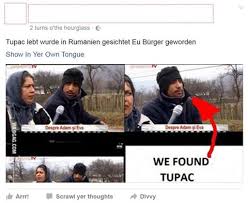 Tennessee's johnson city press reported that tupac shakur was arrested on saturday after pulling a knife on police.. Der Goldene Aluhut On Twitter Tupac Shakur Lebt 1elf Mussmanwissen