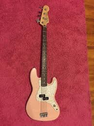 Only one to two a month will be produced, for a total of 100 being made. 2001 Mark Hoppus Fender Precision Bass Shell Pink Blink 182 Seymour Duncan Fender Bass Guitar Fender Precision Bass Guitar