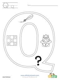 Queen qian has a question! Letter Q Coloring Page All Kids Network