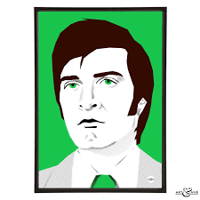 Patrick Mower. Stylish pop art of Special Branch & Target actor