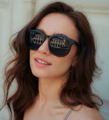 Okulary przeciwsłoneczne unisex z ekologicznych materiałów UV400 Cuba Brown  Panterka