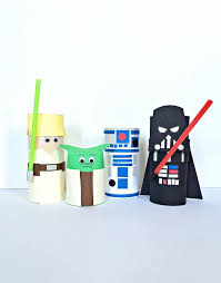 Star Wars Characters Toilet Tube Craft Star Wars Crafts Paper Roll Crafts Toilet Paper Roll Crafts