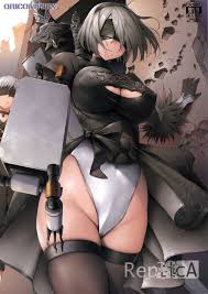 2B 凌辱]機械生命体に凌辱された2Bはボテ腹になるまで強引に犯される… | 同人すまーと