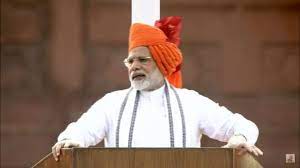 Talking about digital india … 72nd Independence Day Pm Modi At Red Fort Impatient To Take The Country On Number 1 Spot Top Highlights India News India Tv