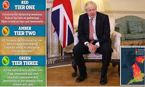 Mr johnson considers it the 'final stretch' to extend the protection of the jabs as far as. Coronavirus Uk Northern Fury At Boris Johnson S Tier Three Lockdown Daily Mail Online