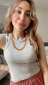 Collier Unisexe Certifié Ambre Baltique