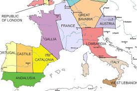 This map was created by a user. Asi Serian Las Fronteras De Europa Si Las Hubiera Dibujado Un Colonizador Europeo