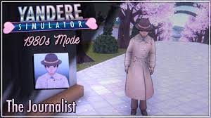 The Journalist - Yandere Simulator 1980s Mode - YouTube