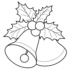 Bells With Mistletoe Coloring Page Christmas Christmas Bells Drawing Christmas Coloring Sheets Christmas Coloring Pages