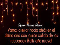 Wish You Happy New Year In Spanish Happy New Year Greeting In Spanish Happy New Year With Name