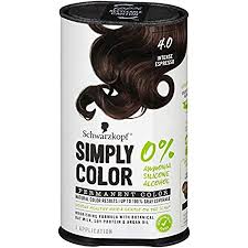 Want to try out them out? Amazon Com Schwarzkopf Simply Color Permanent Hair Color 4 0 Intense Espresso Beauty
