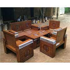 Kursi cafe kayu jepara minimalis. Kursi Tamu Koper Kayu Jati Minimalis Ukir Kursi Sudut Jujur Barokah Furniture Jepara Shopee Indonesia