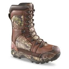 guide gear monolithic extreme waterproof insulated hunting boots 2 400 gram thinsulate ultra 99 99