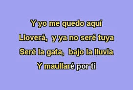 La gata bajo la lluvia. Rocio Durcal La Gata Bajo La Lluvia Karaoke Video Dailymotion