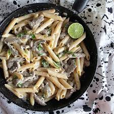 Emince De Bœuf A La Creme Moutarde Et Champignons Emince De Boeuf Recette De Plat Repas Ete