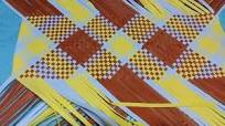 Banig (mat weaving) making using a paper